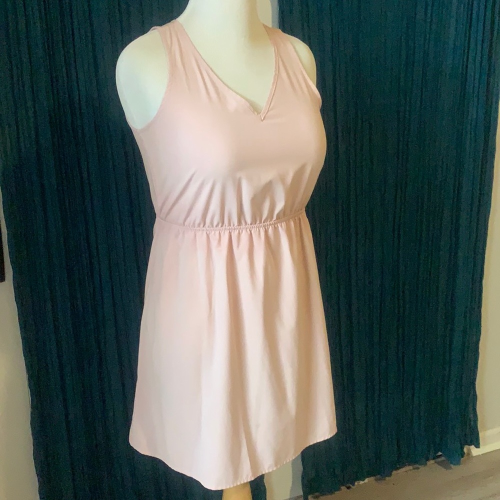 Baby Pink Dress with peekaboo back
